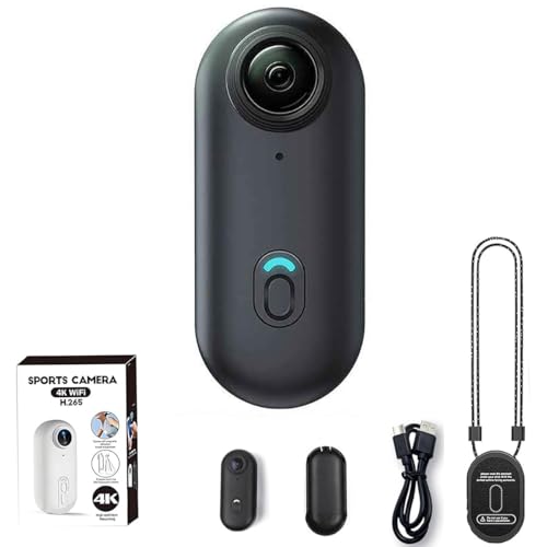 Caméra corporelle 4K anti-angles morts pour filmer le travail et le vélo