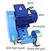 INTBUYING 220V 1100W Lathe Tool Post Grinder Internal and External Sharpener Grinding Machine Metalwork 0.12-3.54 In Grinding Depth