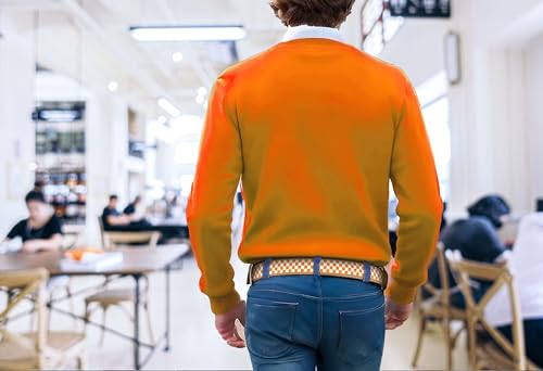 ZEP-PRO NCAA Men's Collegiate Woven Ribbon Belt, Sizes 30-462