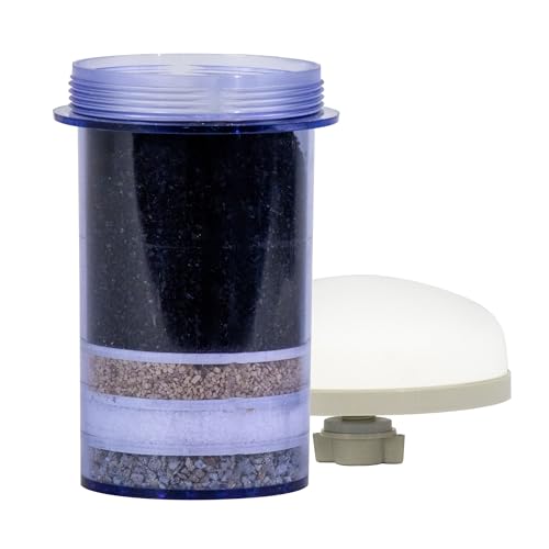 Listado de Cartuchos de filtrado para el agua que Puedes Comprar On-line. 45 AVERA Filtro de Repuesto para Purificador de Agua 10 litros (Compatible con Otras Marcas) | Incluye: Cilindro de carbón activado, esponja y piedras minerales | FPA10L