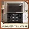 Amazon.com: WLIVE Farmhouse Dresser for Bedroom, 51.97'' Wide Wood 6 ...