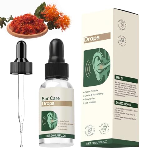 Gotas para los oídos contra zumbidos en los oídos – 30 ml de ayuda rápida | de picazón e irritación | Cuidado calmante para adultos y salud