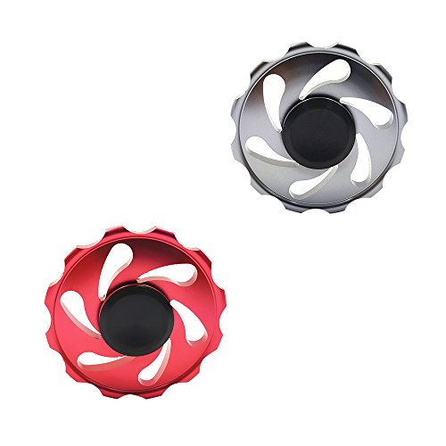 Novo Metal liga de alumínio redEDC Hand Fidget Finger Spinner Gadgets Focus Tool Desk Toy Spin Widge