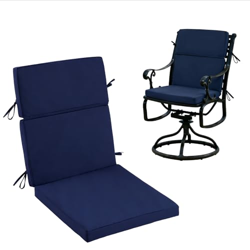Zonamat High Back Patio Chair Cushions, 21x...