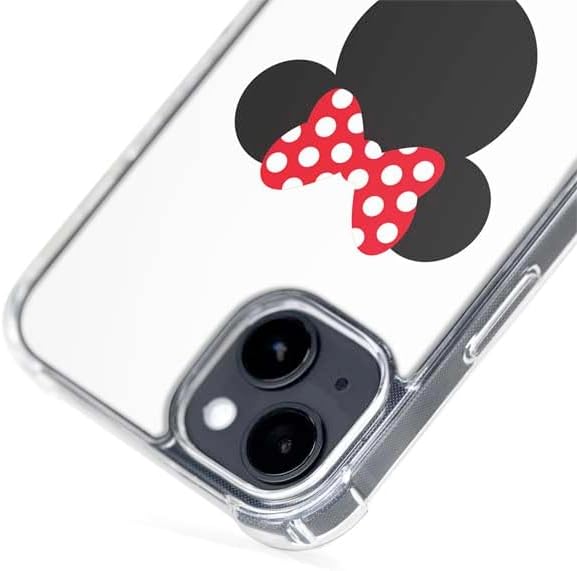 Skinit Phone Case Compatible with MagSafe iPhone 15 - Officially Licensed Disney Minnie Mouse Symbol Design