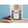 Safety 1st Adjustable Baby Gate for Doorways, Modern Farmhouse Style Gates for Pets, Toddlers, Babies, Children, White and Black