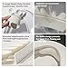 Adjustable Toilet Splash Guard for Men and Boys - Toilet Training，Large Urine Deflector with Edge Overflow Prevention, Easy to Install and Clean, Reusable Toilet Training Cover (7.1in×3.4in, count, 1)