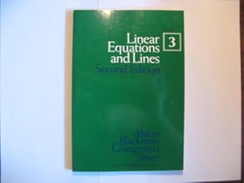 Paperback Steps in Mathematics: Modules: Linear Equations and Lines Book