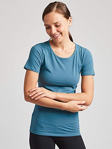 Kalon Women's 4-Pack Scoop Neck T-Shirt Base Layer3