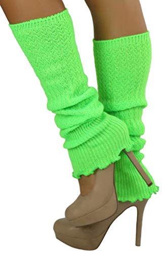 Image of ToBeInStyle Women's Ribbed Acrylic Footless Leg Warmers