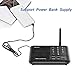 Wuloo Intercoms Wireless for Home 1 Mile (5280 Feet) Range 10 - Channel, Wireless Home Intercom System for House Business Office, Room to Room Intercom, Home Communication System (2 Packs, Black)