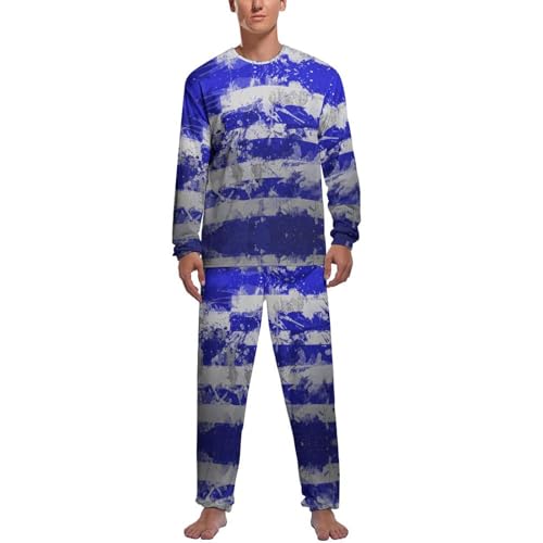 Pyjama homme drapeau grec pour des soirées cocooning et des nuits douces