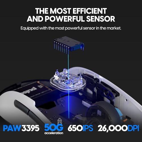 PULSAR GAMING GEARS X2a Wireless Gaming Maus Super Lightweight 57 Glam Left Rig - Bild 5 von 6