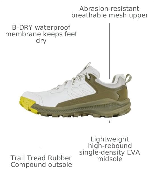 Image of Oboz Women's Katabatic Low Waterproof Hiking Shoes