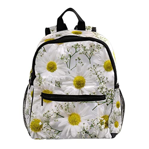 Mochila de margaritas estudiantes mini bolsa de hombro infantil para libros escolares