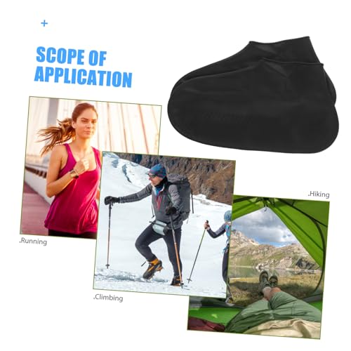 Fundas impermeables para zapatos para hombre, fundas de silicona para actividades al aire libre, playa, campamento y viajes miniatura 3