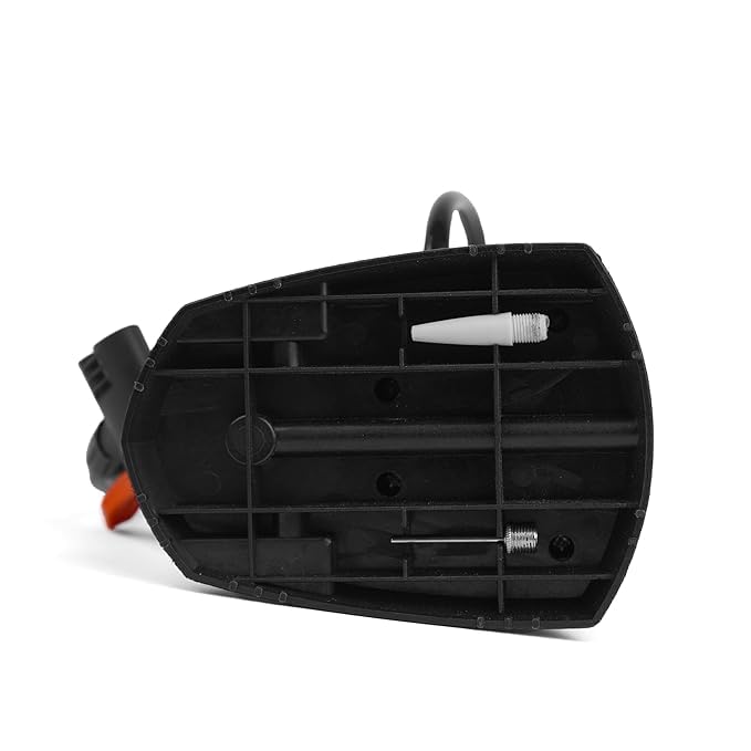 SQUADO Pompa Bicicletta Portatile con Manometro – Mini Pompa da Pavimento a Pedale per Bici MTB City Bike – Pompa Aria per Pallone Calcio Basket
