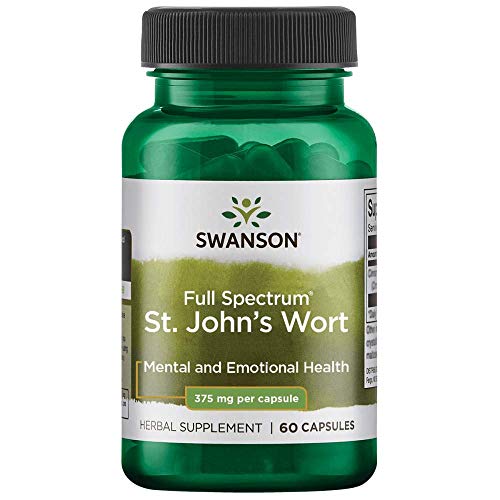 Swanson St. John s Wort 375 Milligrams 60 Capsules