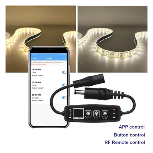 Contrôleur de bande lumineuse LED compatible télécommande - 3