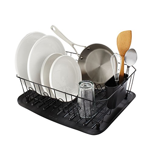 Rubbermaid Food Products 1858913 Dish Drainer, Large, Black #TOP2