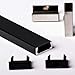 Produktbild Aftertech® 2m 1506 ALUMINIUMPROFIL FÜR STREIFEN LED STRIP RIGID BAR 2MT + ABDECKUNG (1506N SCHWARZE ABDECKUNG SCHWARZES PROFIL)