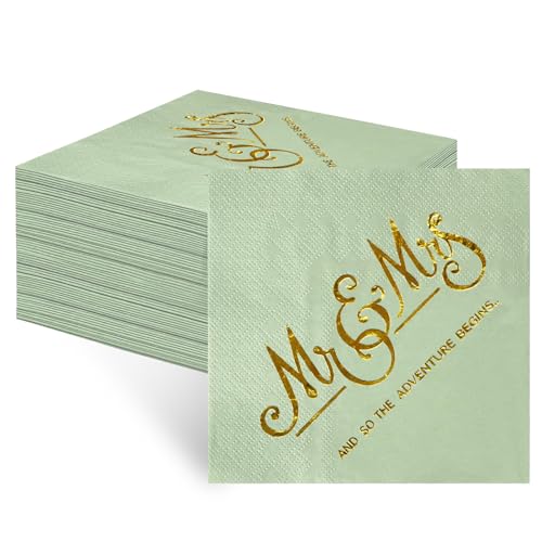 80 servilletas para boda, color verde eucalipto, decoración de mesa de boda, color verde salvia para decoración de mesa de boda