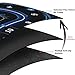 AQQA 70 x 35 Inch Poker Mat, 8-10 Players Texas Hold'em Poker Rubber Mat Poker Topper for Tables, Table Top Mat - Deluxe Playing mat for Casino Night