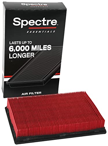 Spectre Essentials Engine Air Filter: Premium Car Air Filter, Lasts Up To 6,000 Miles Longer: Fits Select 1987-2011 FORD/LINCOLN/MERCURY (Crown Victoria, Town Car, Grand Marquis), SPA-2012