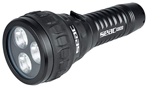 Seac R30, Torcia Subacquea, 3 Led, 1500 Lumen, Micro-Usb, Ricaricabile