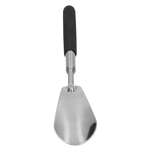 Calzador de acero inoxidable con mango telescópico extendido miniatura 8