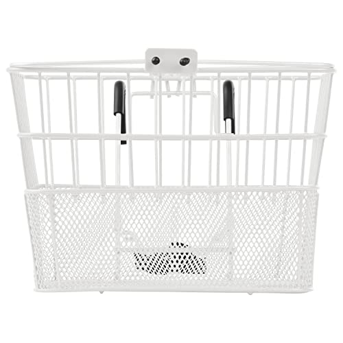 Sixthreezero Evryjourney Women's 7-Speed Step-Through Hybrid Cruiser Bicycle, 26" Wheels And 17.5" Frame& Retrospec Bicycles Detachable Steel Half-Mesh Apollo Bike Basket #TOP6