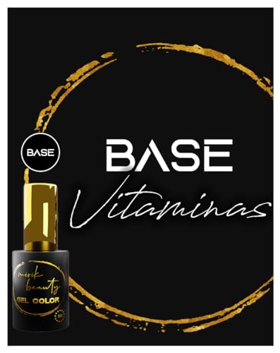 Mirik Beauty Base Semipermanente Made in EU Esmaltes Semipermanentes para Uñas en Gel UV LED Base con Vitaminas para profesionales (Vitamins)