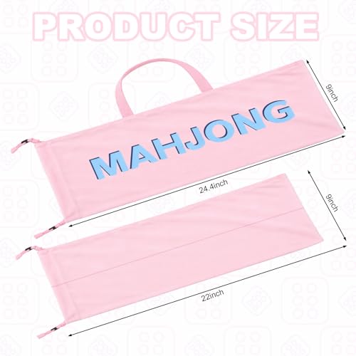 Bolsa para guardar racks Mahjong con asas y cierre miniatura 2