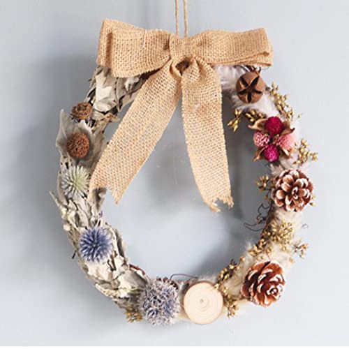 Couronnes de fleurs intérieures extérieures pour décoration murale de maison - 5