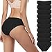 SIMIYA Damen Slip, 7er 10er Pack Baumwolle Spitze niedrige Taille Unterhosen Taillenslip Unterwäsche, unsichtbar Panties Hipster Pantys Bikini Shorts(10 Pack Schwarz,XL) Damen Schwarz günstig Kaufen-SIMIYA Damen Slip, 7er 10er Pack Baumwolle Spitze niedrige Taille Unterhosen Taillenslip Unterwäsche, unsichtbar Panties Hipster Pantys Bikini Shorts(10 Pack Schwarz,XL)