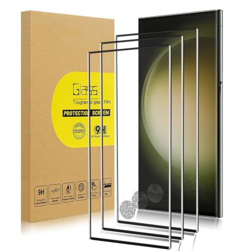 3 Pack Tempered Glass Screen Protector for Samsung Galaxy S23 Ultra by MSTSKTWO - Used condition - US$6.99