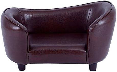 review FixtureDisplays Small Pet Sofa Synthetic Leather 18