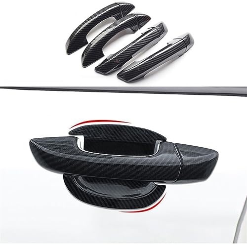 Poignées de porte Skoda Superb rayées solution chrome noir - 2