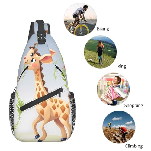 Bolso bandolera cruzado para hombre negro miniatura 6