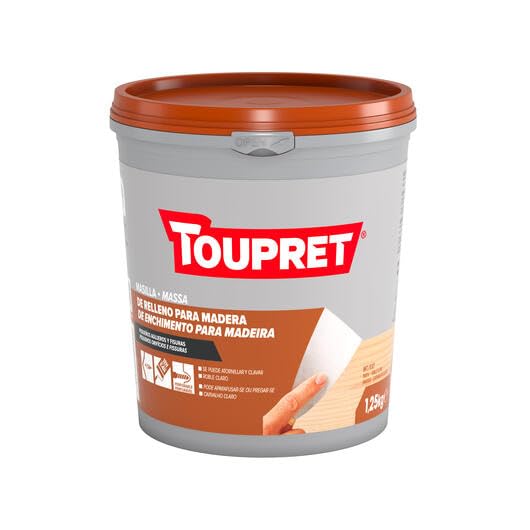 Toupret - TOUPRET MASILLA RELLENO MADERA ROBLE CLARO 1,25 KG