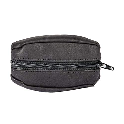 Arthur & Aston - Porte-monnaie grain de café homme en cuir (1438-209) taille 6 cm