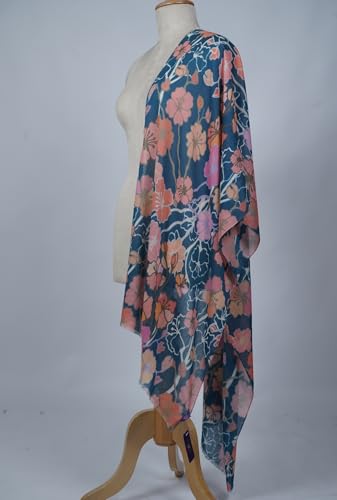 Image of VIC Cotton Modal Digital Print Scarf for Women | Digital Print Designer Stole | Soft Lightweight Luxury Wrap | Premium Cotton Modal Blend | 55 x 170 cm | VIC-SM-DP5517