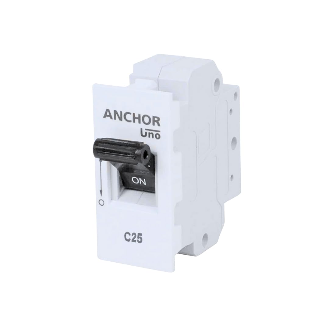 Anchor by Panasonic UNO Mini Roma 25 Amp Single Pole C Curve Mini MCB | Single Pole 25A Mini MCB (66155)-picture-26