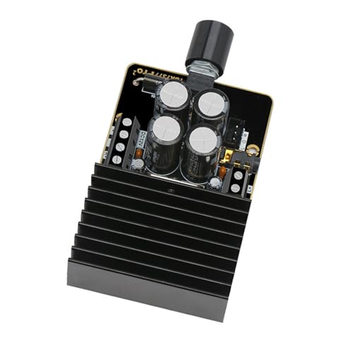 YUPEIUKLI Carte d'amplificateur de Puissance numérique Double Canal TDA7377 15W+15W, Module stéréo 9-18V pour Ordinateur de Bord Automobile
