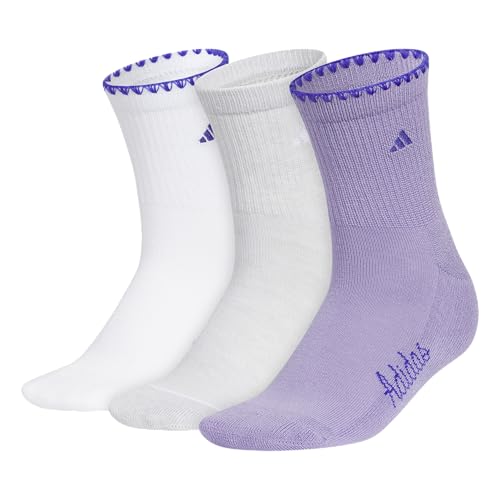 Image of adidas Cushioned Sport High Quarter Socks 3-Pairs Durable & Comfortable