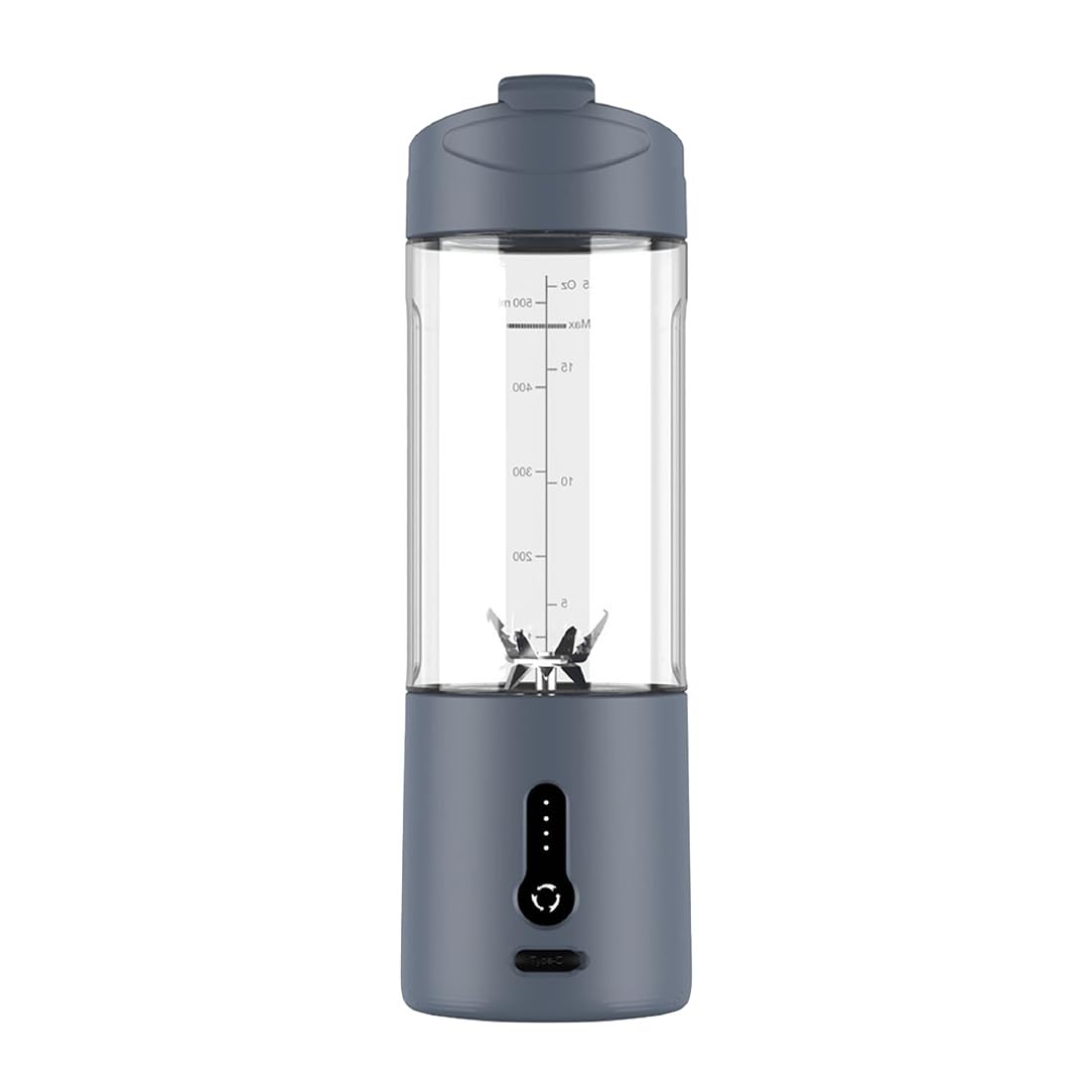 Máquina exprimidora portátil HD-06, 150 W, carga USB, 530-600 ml, licuadora personal autolimpiable para hogar, oficina, dormitorio, sin BPA