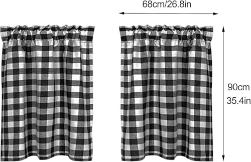 Cortinas de cocina cortas para dar calidez y decorar las ventanas de tu hogar 3