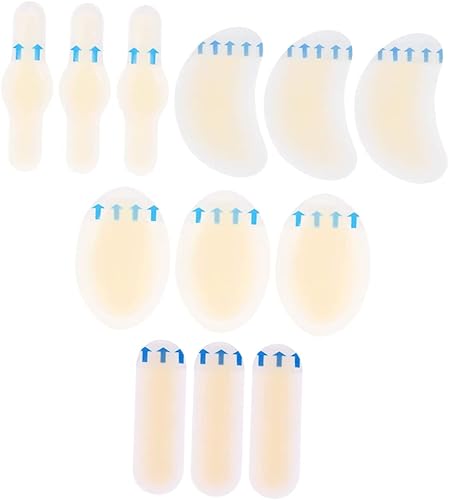Calcomanías invisibles para el talón, 24 almohadillas de prevención para mujeres, cómodas plantillas de gel