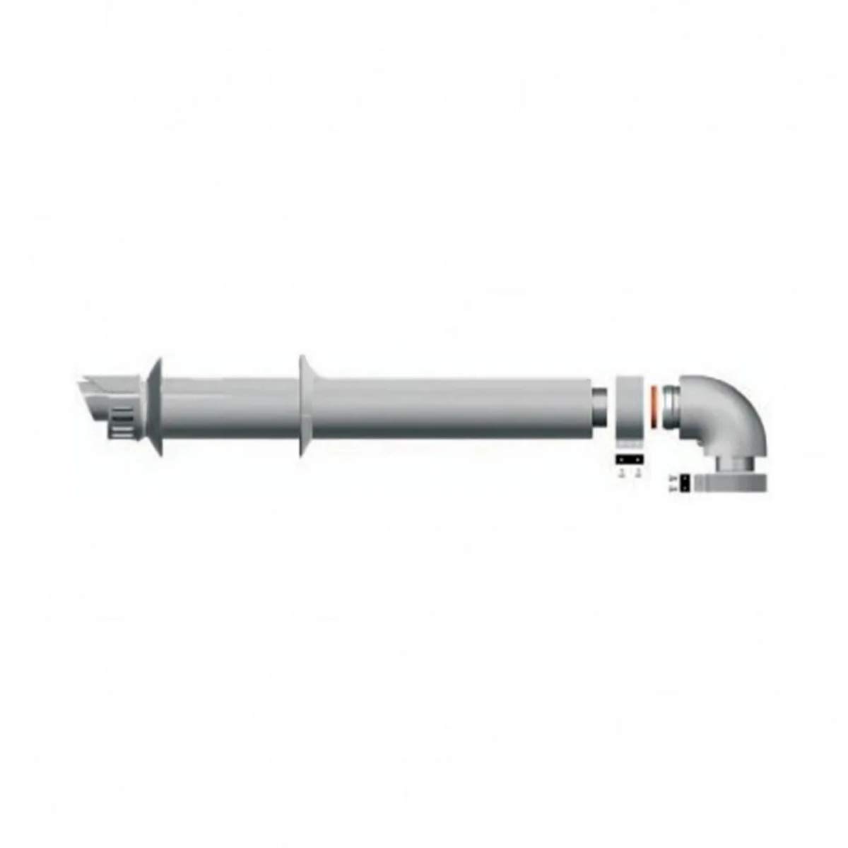 Kit évacuation horizontale avec coude 90° pour chaudière Ariston 3319163