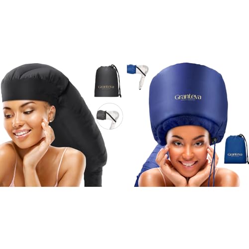 Large Hooded Hair Dryer Bonnet with Headband